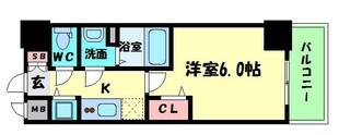 プレサンス江戸堀の物件間取画像